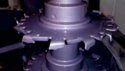 高粘度攪拌最后成品漿料